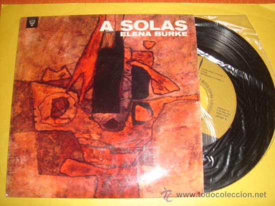 Discos de vinilo: ELENA BURKE -EP- A SOLAS + 3 - OR CUBA - Foto 1