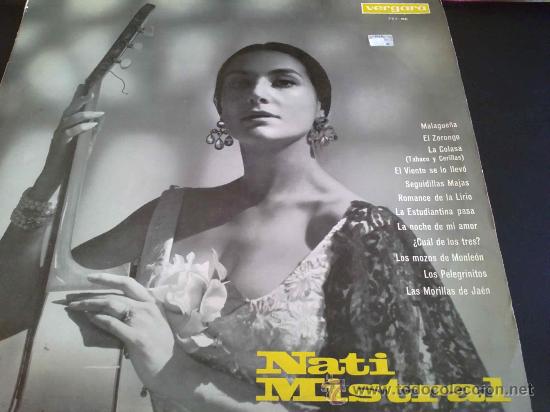 Discos de vinilo: NATI MISTRAL - MALAGUE&Ntilde;A - LP DE VINILO - Foto 1
