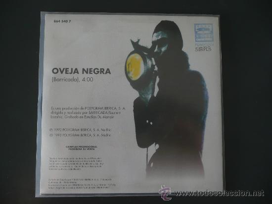 Discos de vinilo: BARRICADA - OVEJA NEGRA - - Foto 2