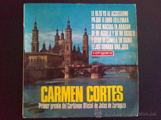 Discos de vinilo: CARMEN CORT&Eacute;S - LE REZO YO AL ACOSTARME - EP - Foto 1