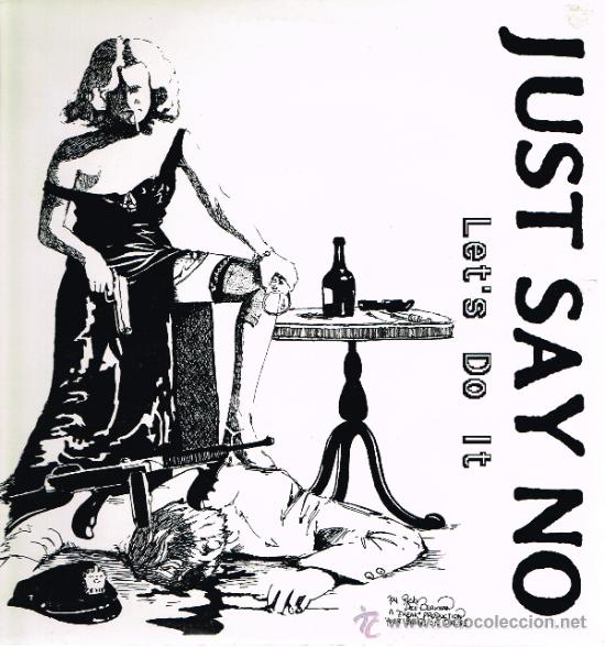 Discos de vinilo: Just Say No - Lets Do It - Lp 1991 -  - Vinilo rojo - Foto 1