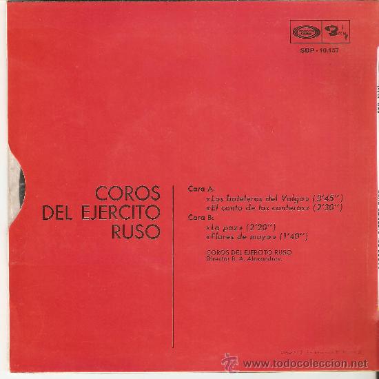 Discos de vinilo: COROS DEL EJERCITO RUSO - Foto 2