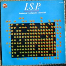 Discos de vinilo: I.S.P. - PROCESO DE INVESTIGACIÓN Y SELECCIÓN. LP 1984 EDICIÓN ESPAÑOLA JAZZ STOP. Lote 30878041