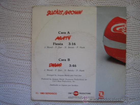 Discos de vinilo: Singels Julius Brown 1983 - Foto 2