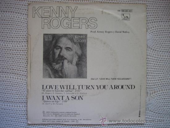 Discos de vinilo: Singels Kenny Rogers 1982 - Foto 2