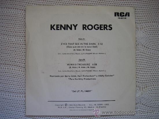 Discos de vinilo: Singels Kenny Rogers 1983 - Foto 2