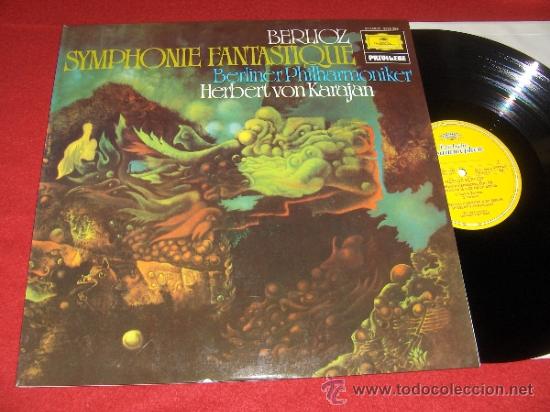 Discos de vinilo: HECTOR BERLIOZ Sinfonia fantastica BERLIN/KARAJAN LP 1984 Deutsche grammophon SPAIN