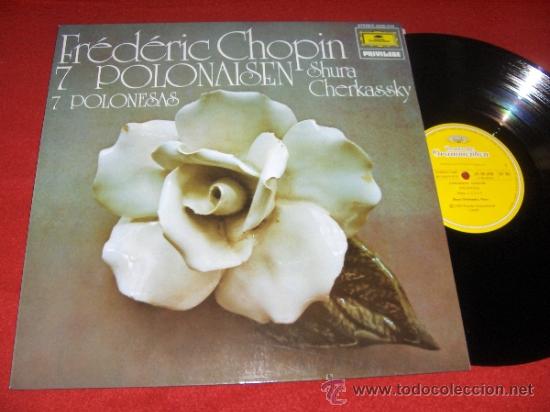Discos de vinilo: CHOPIN Polonesas CHERKASSKY LP 1986 Deutsche Grammophon