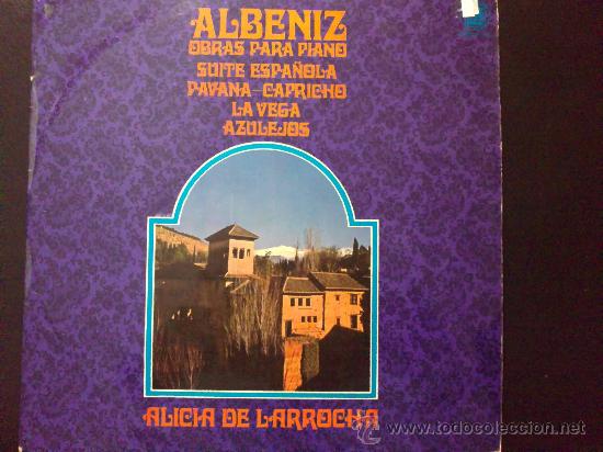 Discos de vinilo: ALB&Eacute;NIZ - ALICIA DE LARROCHA - LP - Foto 1