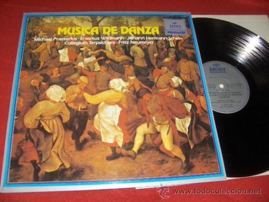 Discos de vinilo: MUSICA DANZA Praetorius+Widmann+Schein+Neumeyer+Terpschore LP 1981 Archiv ESPA&Ntilde;A SPAIN