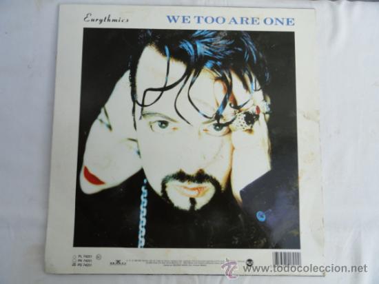 Discos de vinilo: DISCO VINILO EURYTHMICS- WE TOO ARE ONE -. A&Ntilde;O 1989. - Foto 2