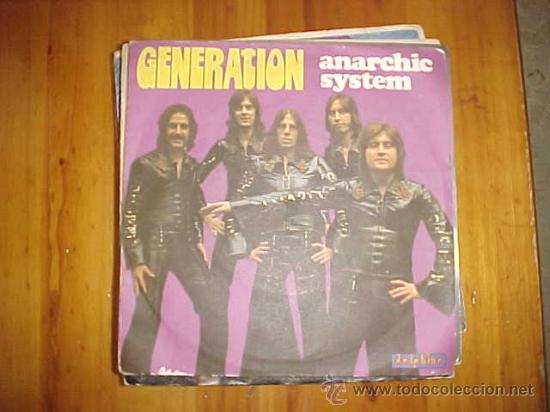 Discos de vinilo: GENERATION. ANARCHIC SYSTEM. EDICION FRANCESA . DELPHINE 1975 - Foto 1