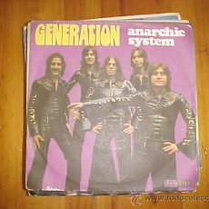 Discos de vinilo: GENERATION. ANARCHIC SYSTEM. EDICION FRANCESA . DELPHINE 1975. Lote 30906312