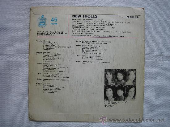 Discos de vinilo: Singels New Trolls 1980 - Foto 2