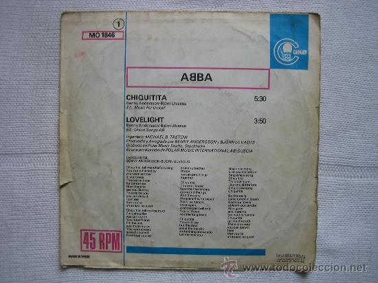 Discos de vinilo: Singels Abba 1979 - Foto 2
