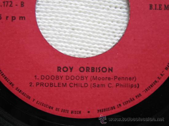 Discos de vinilo: SINGELS ROY ORBISON 1969 DISCO FUNDADOR - Foto 4