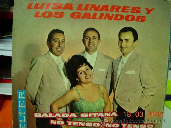 Discos de vinilo: Luisa Linares y los Galindo EP balada gitana - Foto 1