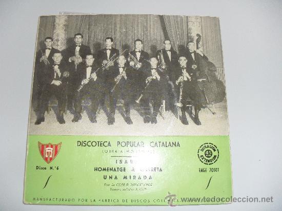 Discos de vinilo: DISCOTECA POPULAR CATALANA - ISABEL + 2 EP - Foto 1