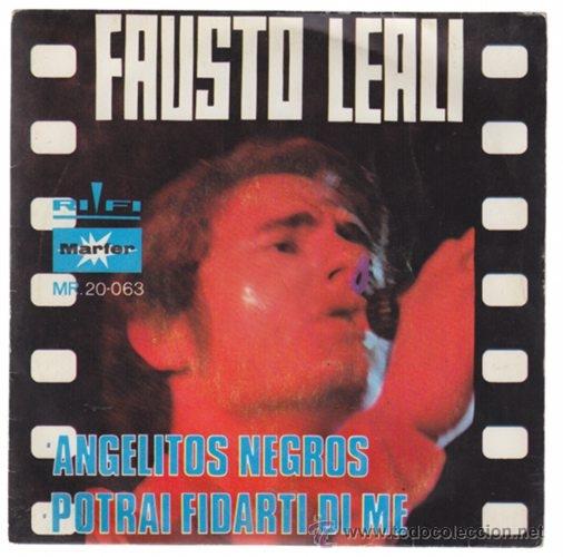 Discos de vinilo: FAUSTO LEALI - SINGLE 7 - ANGELITOS NEGROS - Foto 1