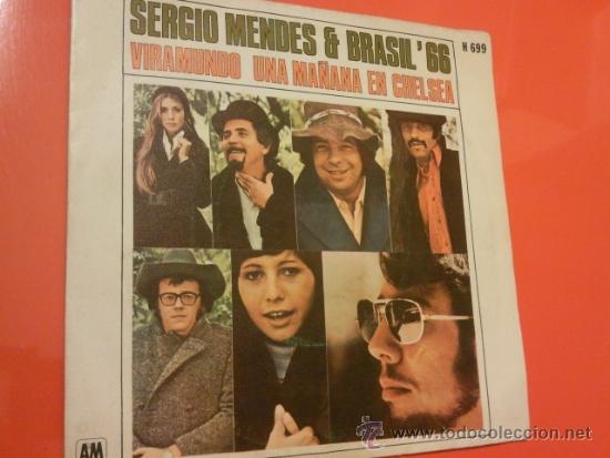 Discos de vinilo: SERGIO MENDES & BRASIL 66 SINGLE HISPAVOX 1970 - Foto 1