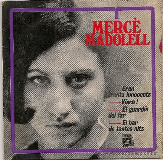 Discos de vinilo: Merce Madolell. BCN : Concentric, 1966. 45 rpm - Foto 1