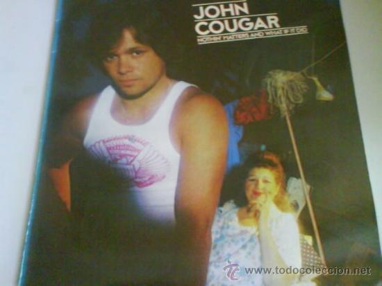 Discos de vinilo: JOHN COUGAR  NOTHIN&acute;MATTERS AND WHAT IF IT DID - Foto 1
