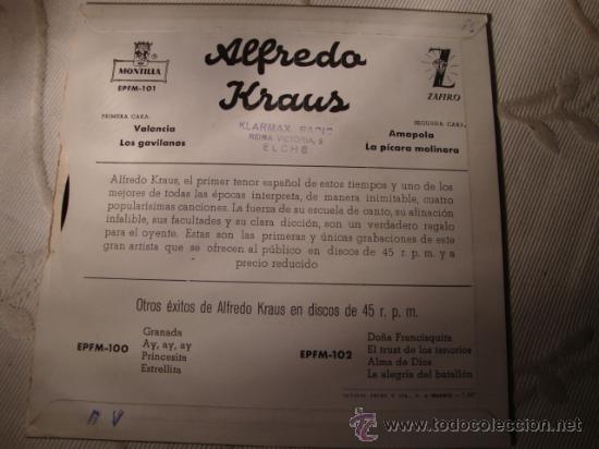 Discos de vinilo: ALFREDO KRAUS. - Foto 2