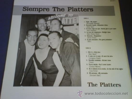 Discos de vinilo: THE PLATTERS  SIEMPRE THE PLATTERS - Foto 2