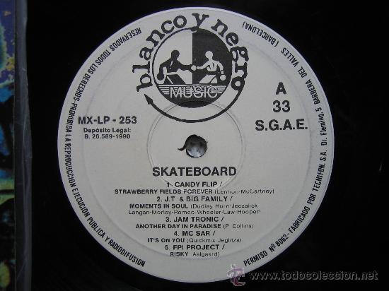 Discos de vinilo: LP SKATE BOARD 1990. DOS DISCOS - Foto 2