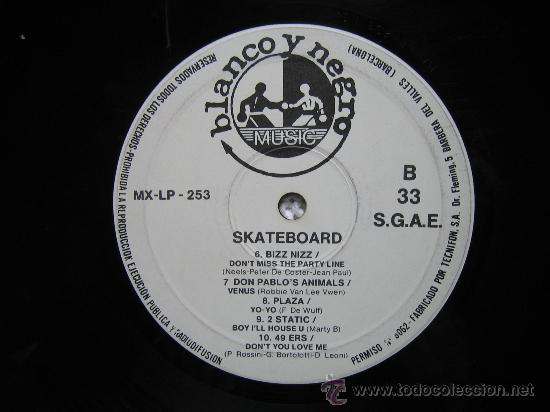 Discos de vinilo: LP SKATE BOARD 1990. DOS DISCOS - Foto 3