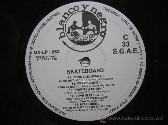 Discos de vinilo: LP SKATE BOARD 1990. DOS DISCOS - Foto 4