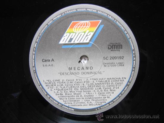 Discos de vinilo: LP  MECANO 1988 - Foto 3