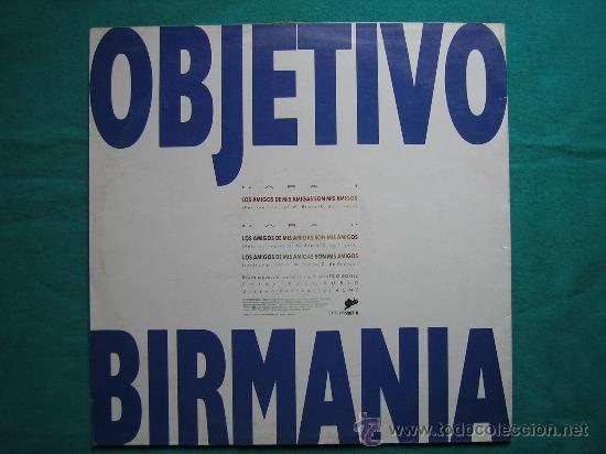 Discos de vinilo: LP  OBJETIVO BIRMANIA 1989 - Foto 4