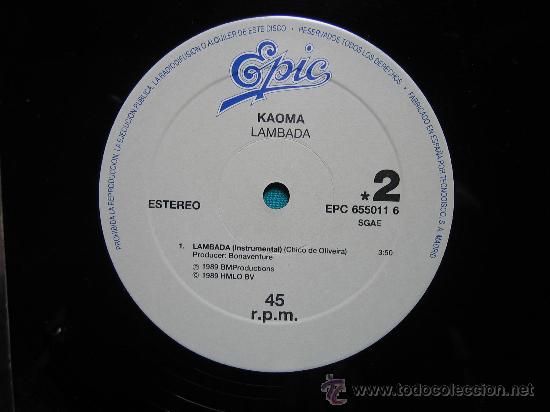 Discos de vinilo: LP  KAOMA 1989 - Foto 2