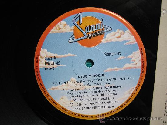 Discos de vinilo: LP  KYLIE 1989 - Foto 3