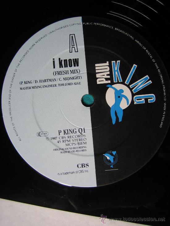 Discos de vinilo: LP  PAUL KING 1987 - Foto 5