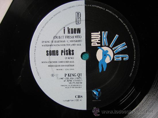 Discos de vinilo: LP  PAUL KING 1987 - Foto 6