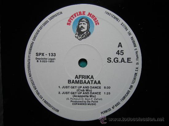Discos de vinilo: LP  AFRICA BAMBAATAA 1991 - Foto 3