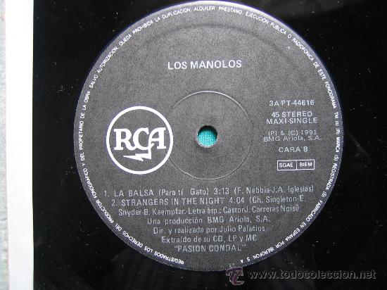 Discos de vinilo: LP  LOS MANOLOS 1991 - Foto 2