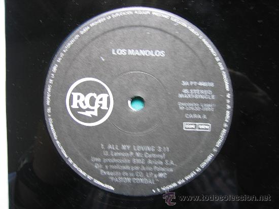 Discos de vinilo: LP  LOS MANOLOS 1991 - Foto 3