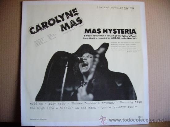 Discos de vinilo: CAROLYNE MAS ---- MAS HYSTERIA - Foto 1