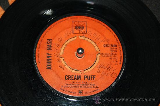 Discos de vinilo: JOHNNY NASH Stir it up / Cream puff (CBS) - Foto 1