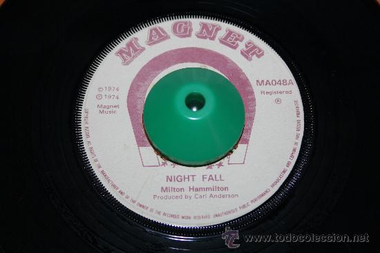 Discos de vinilo: MILTON HAMILTON Night fall / Version (MAGNET) - Foto 1