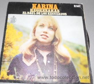 Discos de vinilo: SINGLE  DE KARINA, DE 1969 - Foto 1