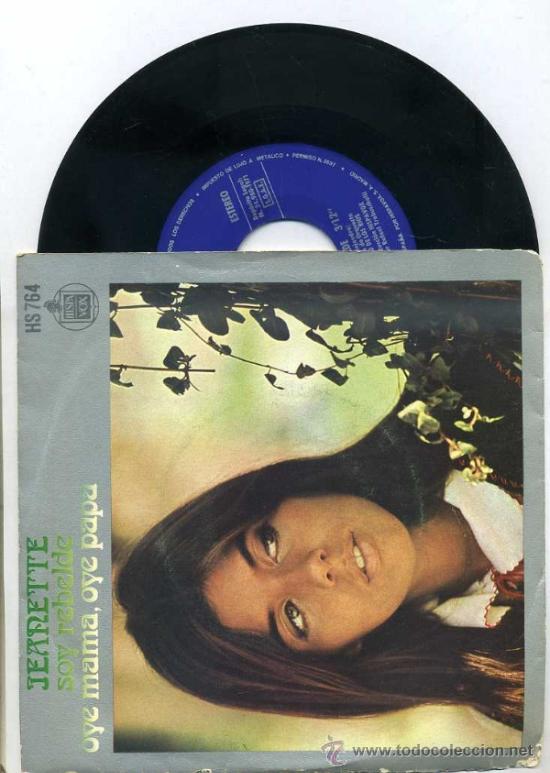 Discos de vinilo: JEANETTE : SOY REBELDE (HISPAVOX, 1971) - Foto 1
