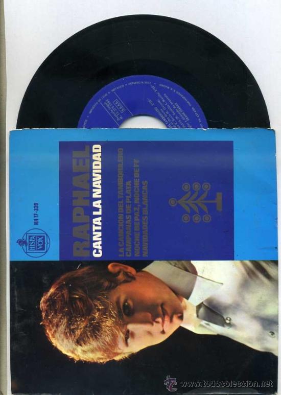 Discos de vinilo: RAPHAEL : LA CANCI&Oacute;N DEL TAMORILERO... (HISPAVOX, 1965) - Foto 1