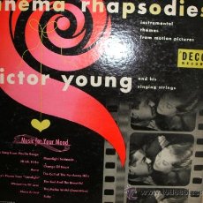 Discos de vinilo: VICTOR YOUNG - CINEMA RHAPSODIES - LP USA