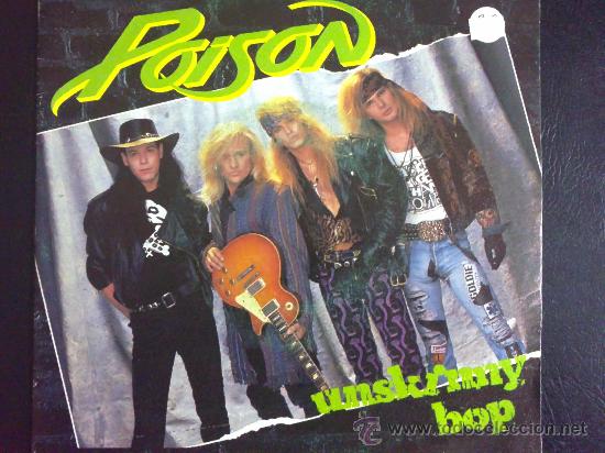 Discos de vinilo: POISON - UNSKINNY BOP - SINGLE PROMOCIONAL - Foto 1
