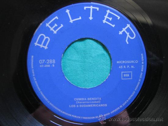 Discos de vinilo: Singels Los Tres Sudamericanos 1966 - Foto 3