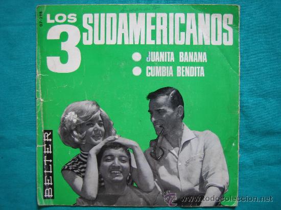 Discos de vinilo: Singels Los Tres Sudamericanos 1966 - Foto 4
